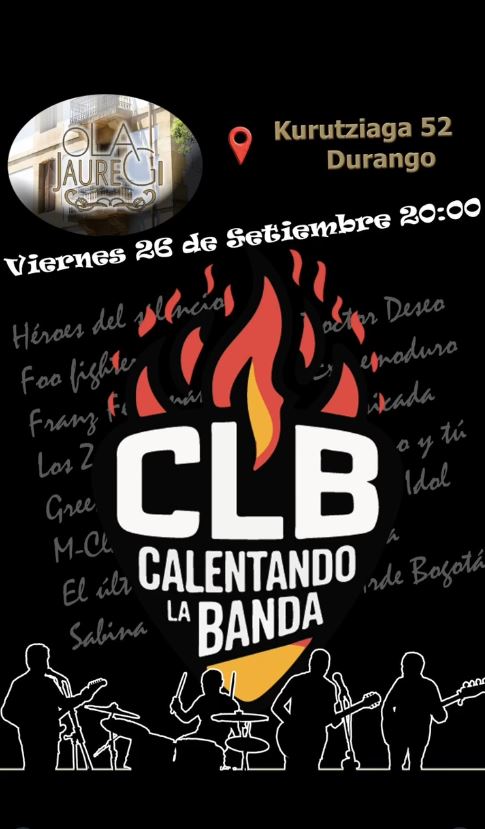 Calentando la Banda en Hotel Olajauregi